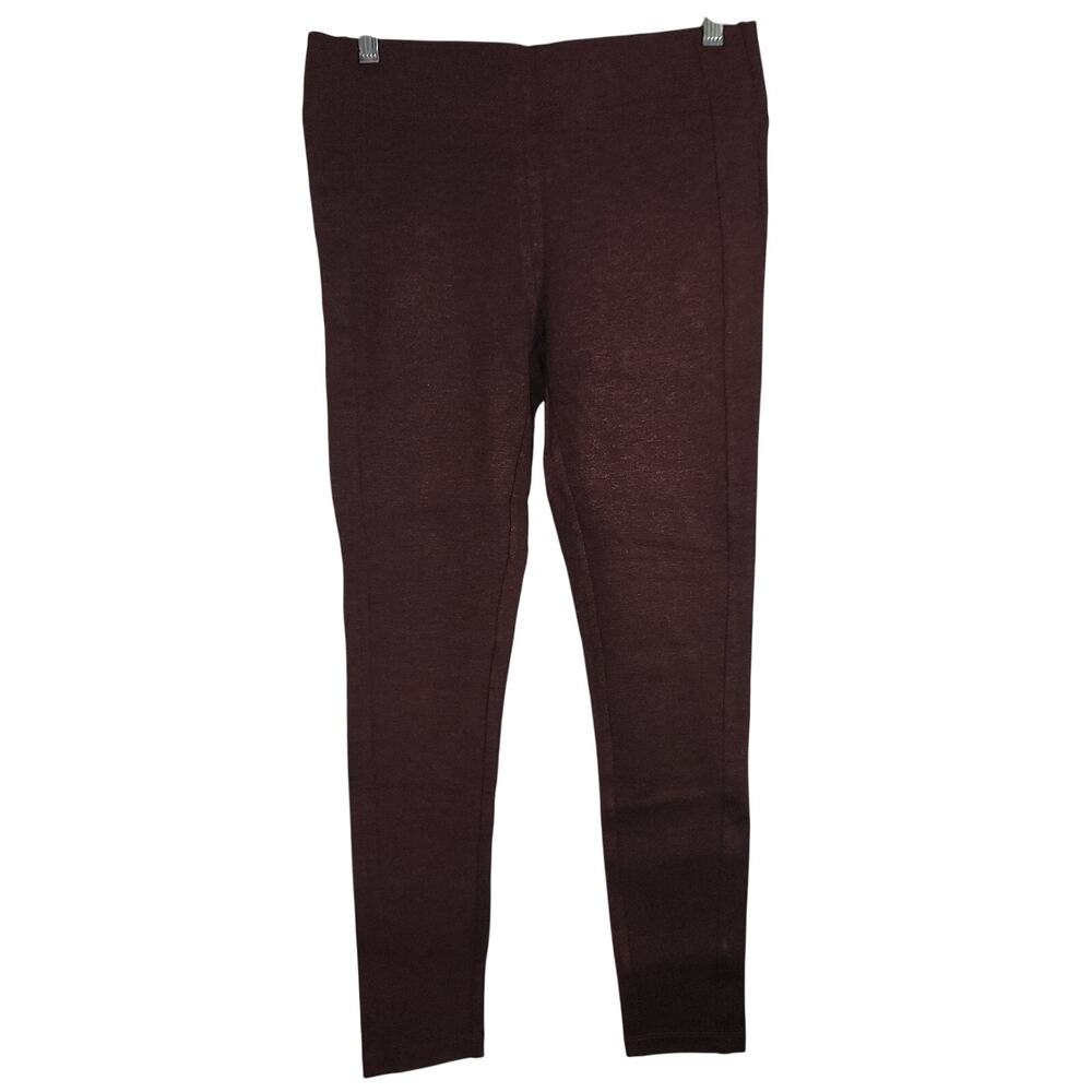 NWT Ann Taylor Loft‎ Maroon /Plum Jeggings Sz M